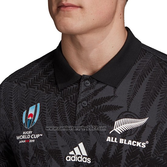 Camiseta Nueva Zelandia All Black Rugby RWC2019 Negro